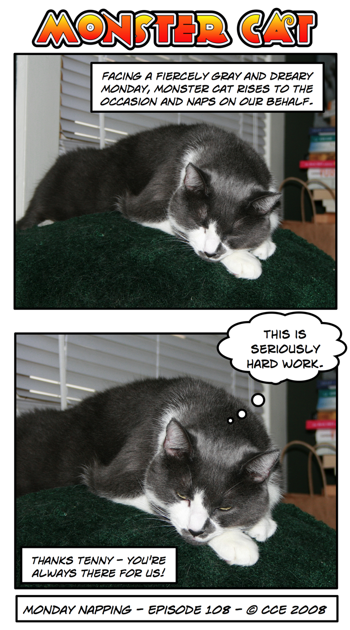 he naps for us all...