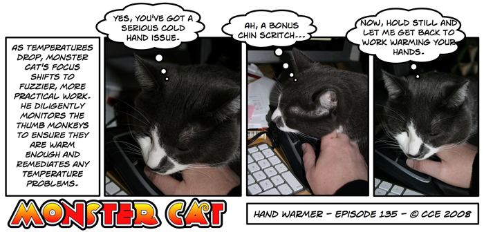 Working like this is as difficult as you'd imagine...