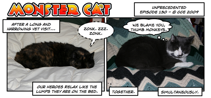 Those are cat snores... seriously... Miss Evil sounds like that!