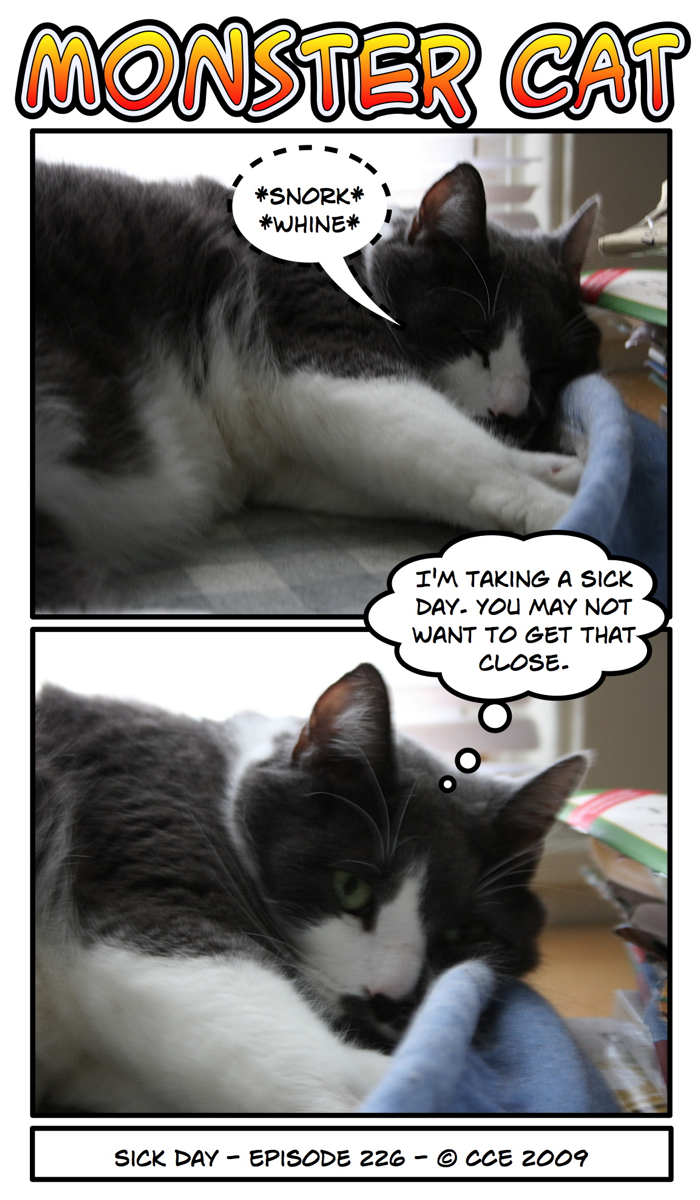 Seriously, don't get too close... the Monster Hairballs are about...