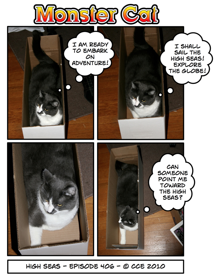 No one is allowed to give Monster Cat a GPS.