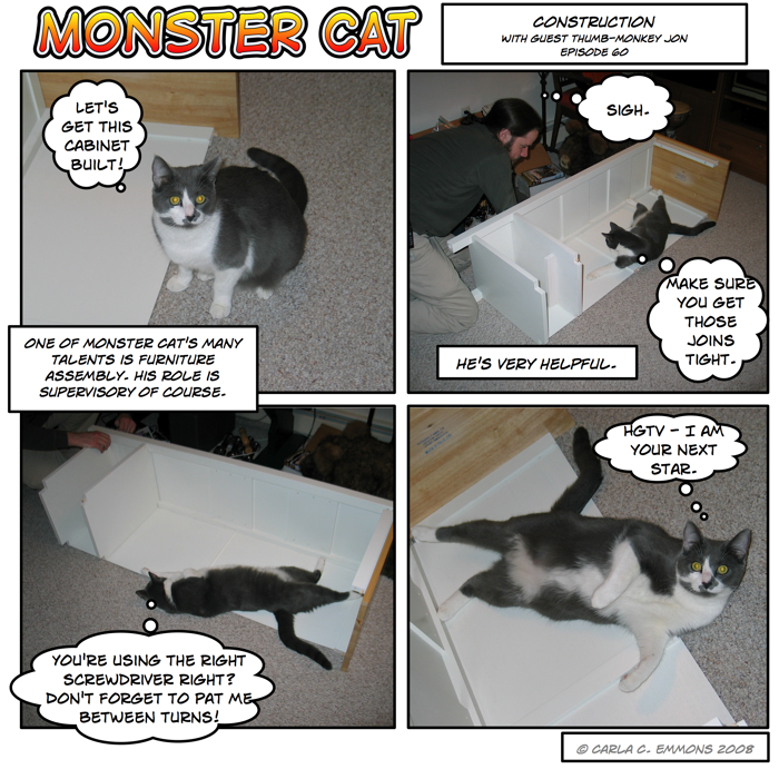 Monster Cat is Very Productive!