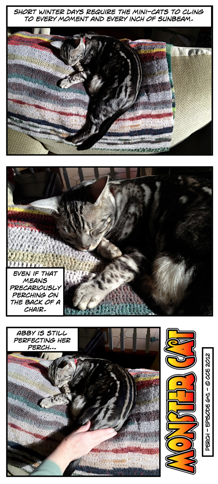 Abby only defies gravity when she's awake...