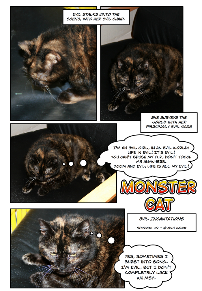 singing evil kitty!